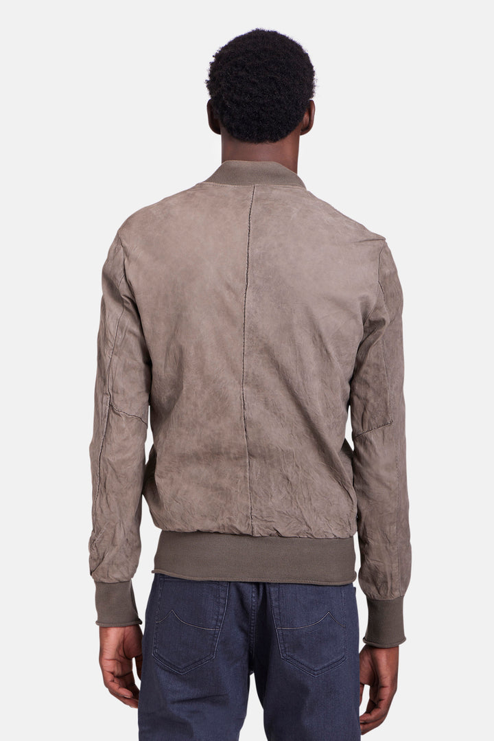 Leather Bomber Aneto