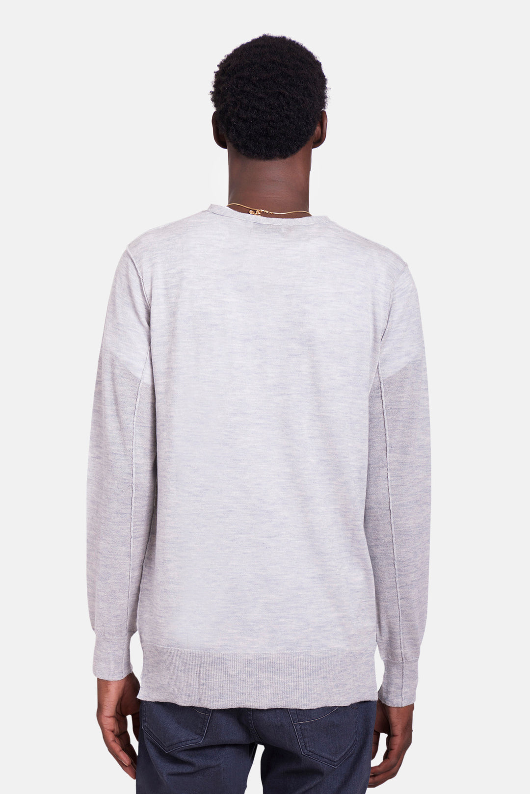 Ville Cash V-Neck Grey