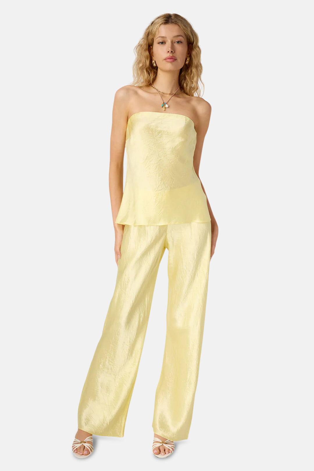 Palma Strapless Top Buttercup