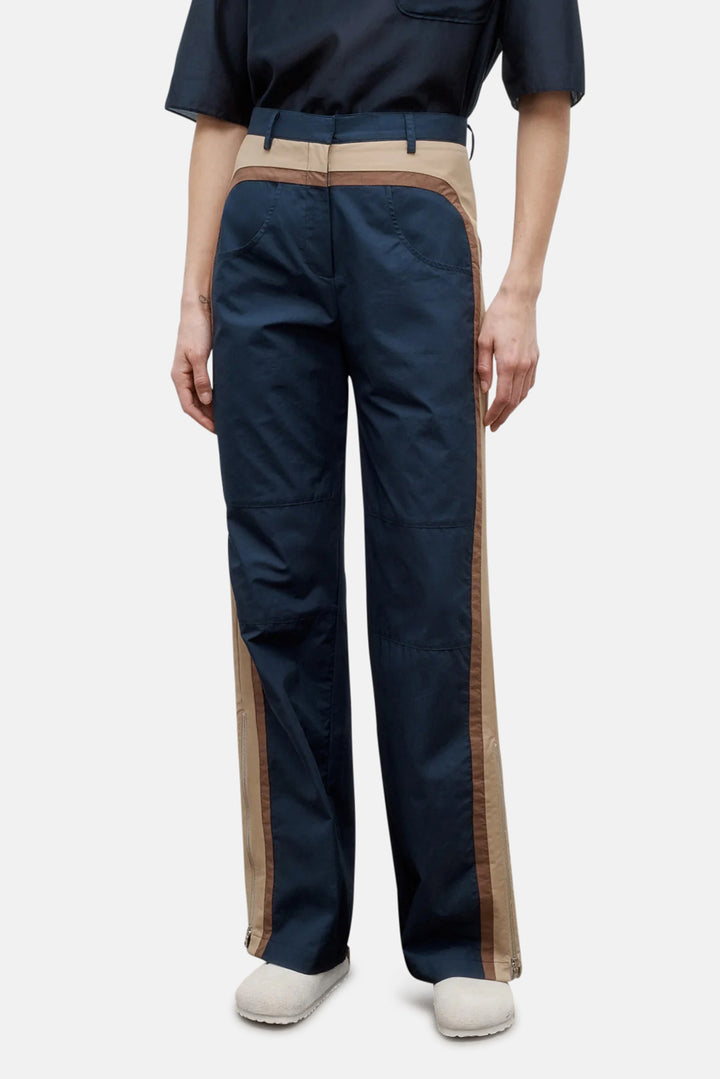 Bella Pant in Super Compact Poplin Midnight
