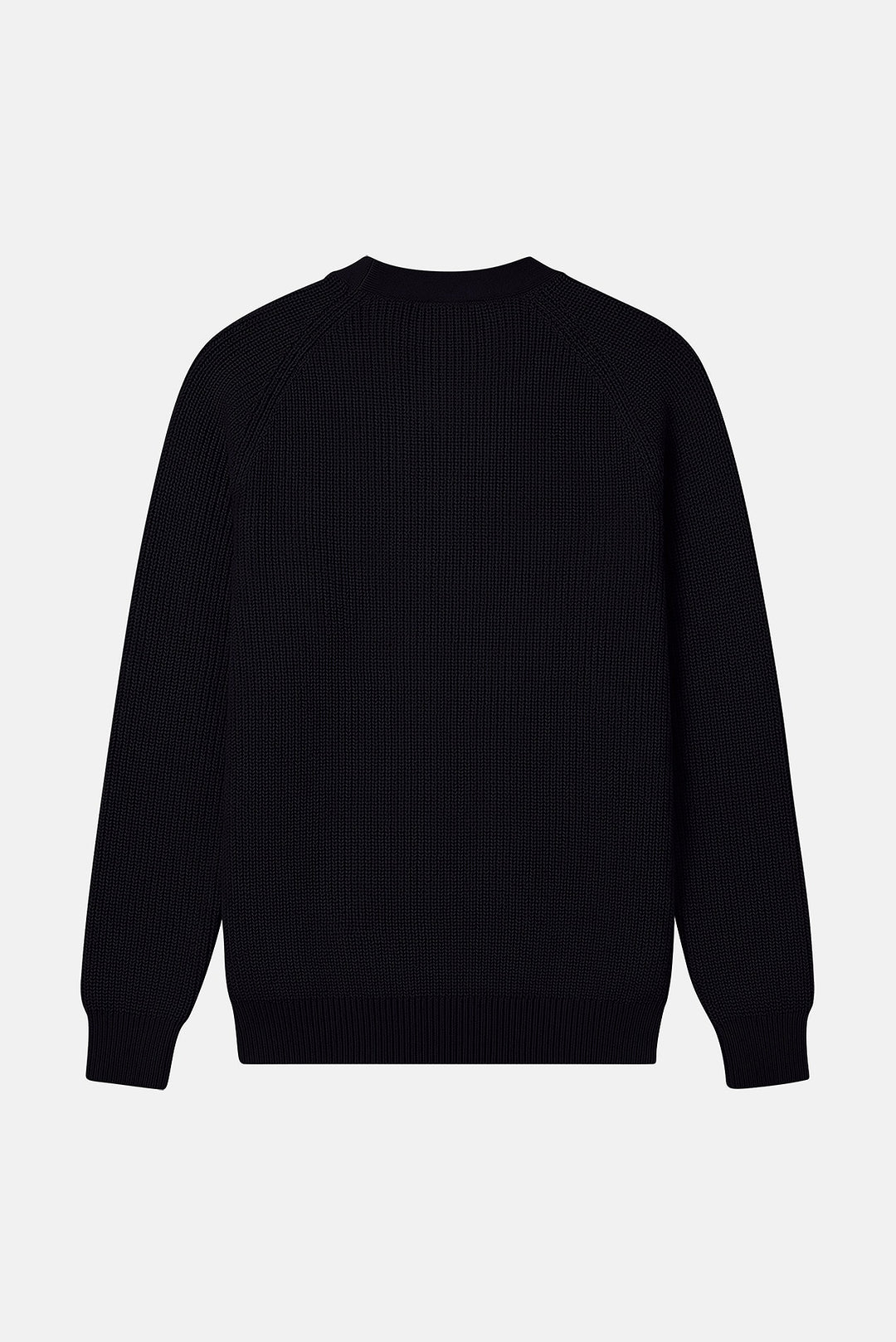 BK Ribbed Cardigan Black