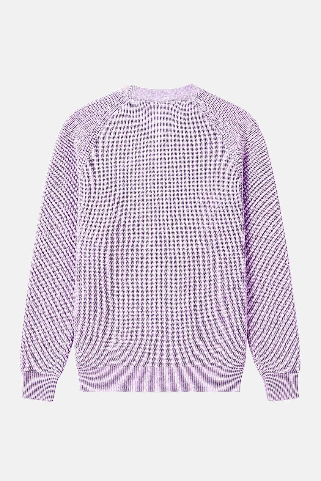 BK Ribbed Cardigan Lilac