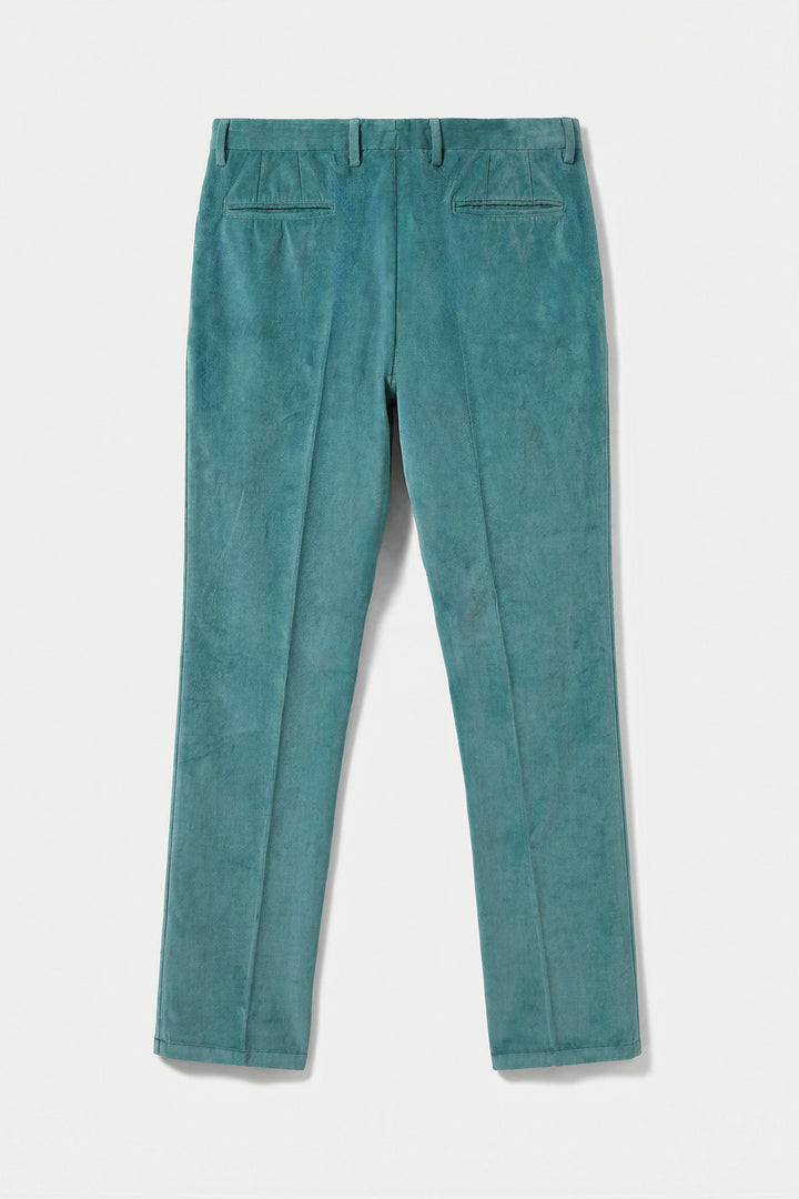 Soft Velvet Trouser Teal