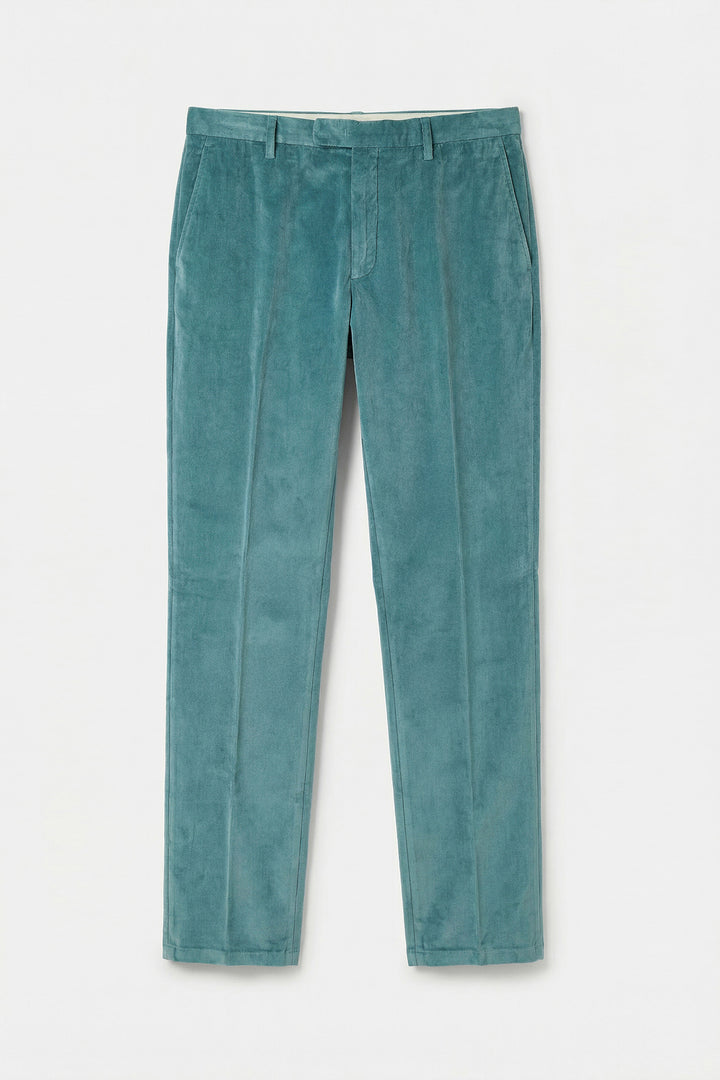 Soft Velvet Trouser Teal