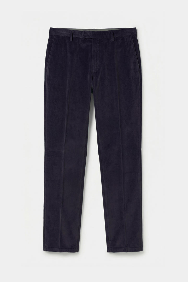 Soft Velvet Trouser Navy