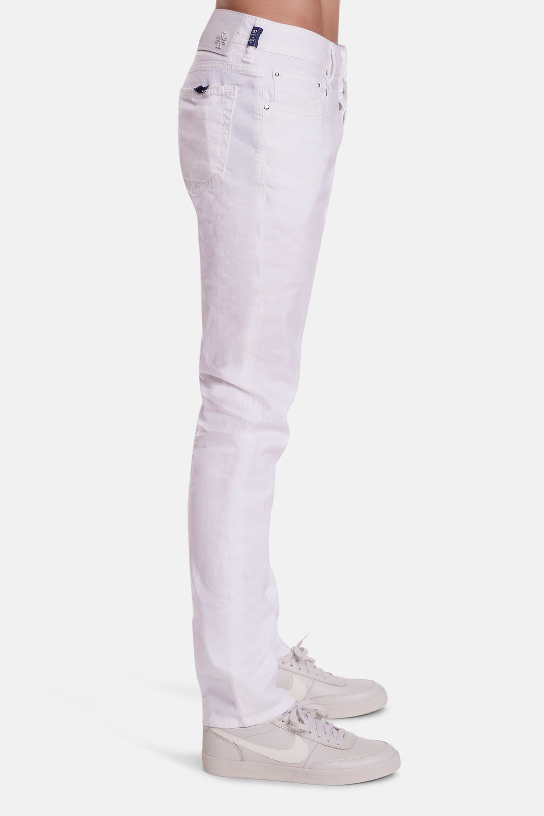Bard Linen/Cotton Pant White