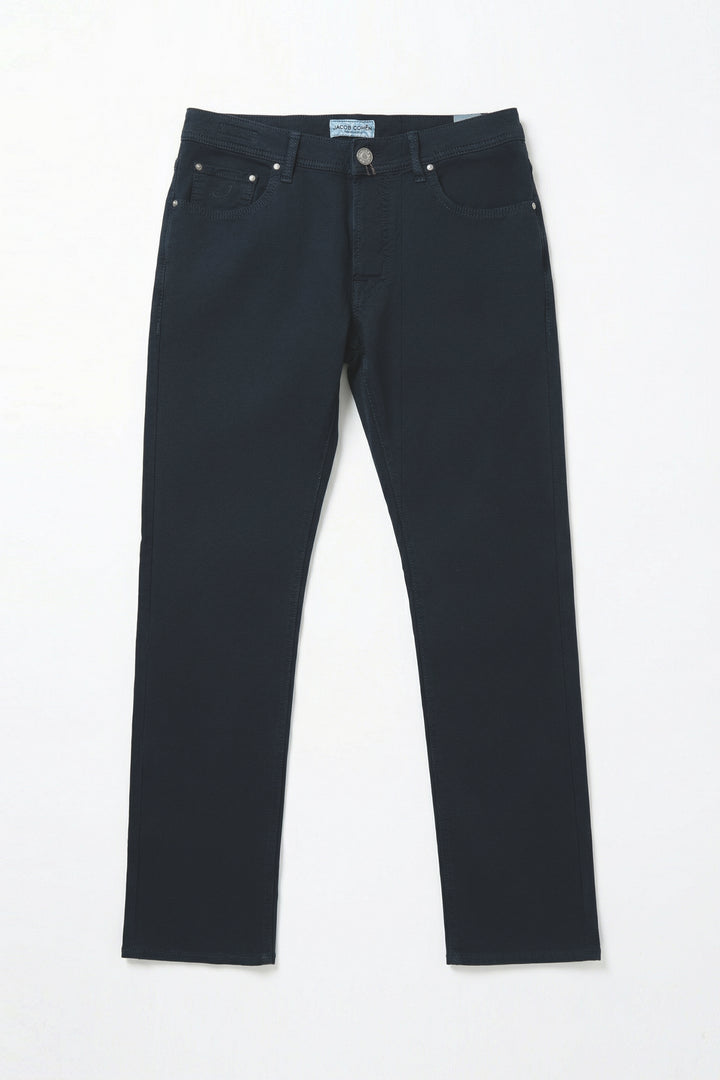 Bard Soft Pique Pant W/ Suede Patch Navy