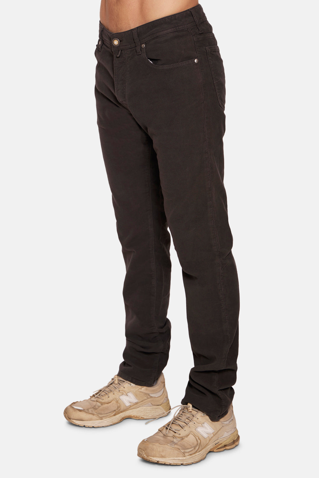 Bard Velvet Stretch Pant Gunmetal