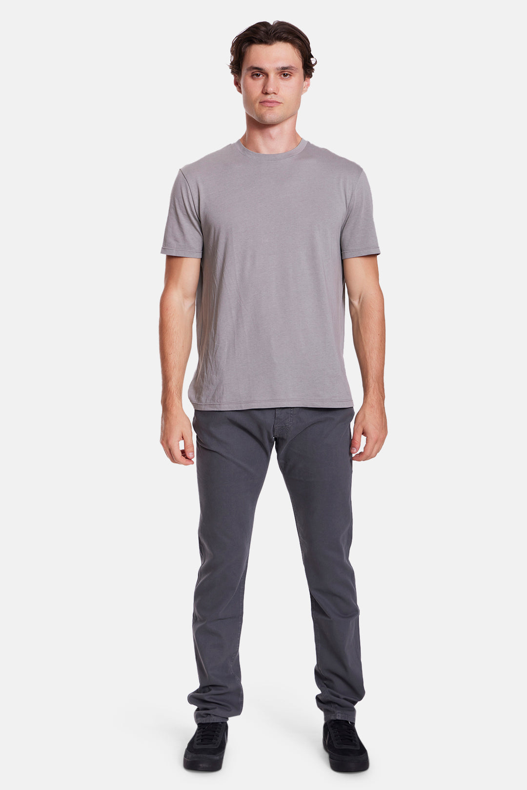 Bard Soft Pique Pant W/ Suede Patch Gunmetal