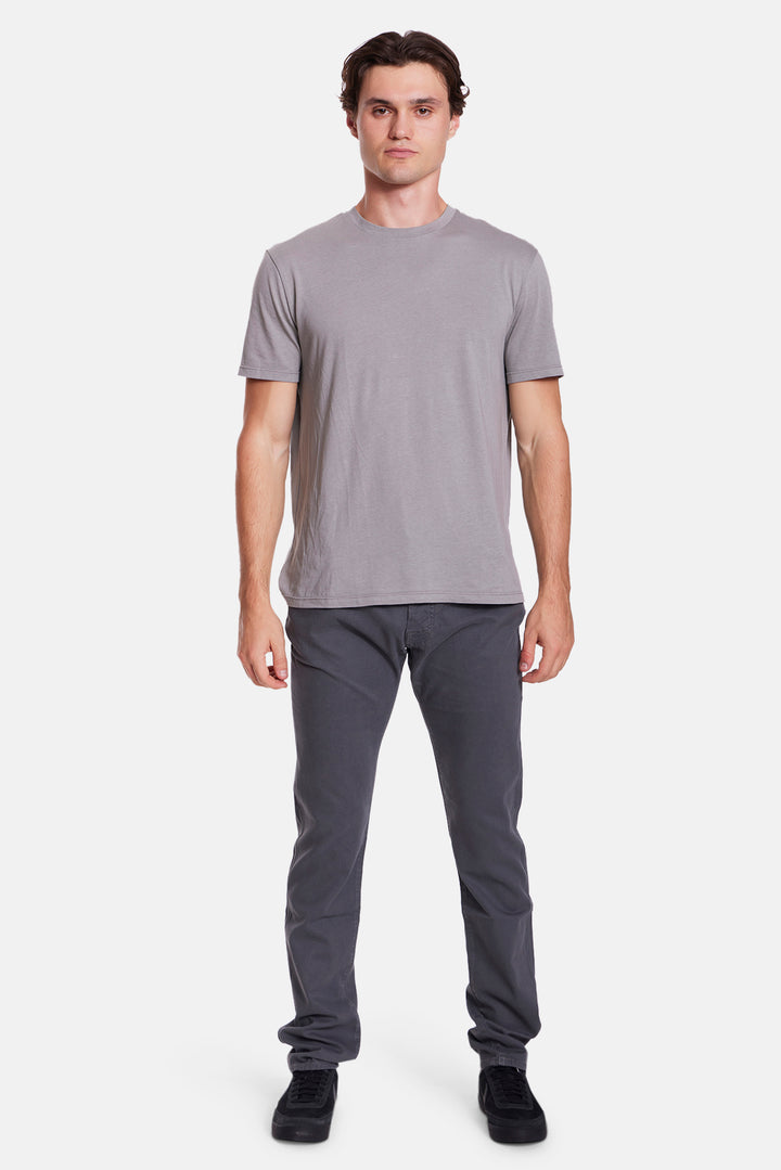 Bard Soft Pique Pant W/ Suede Patch Gunmetal