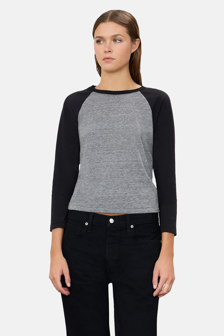 Baseball Tee Dark Grey/Black