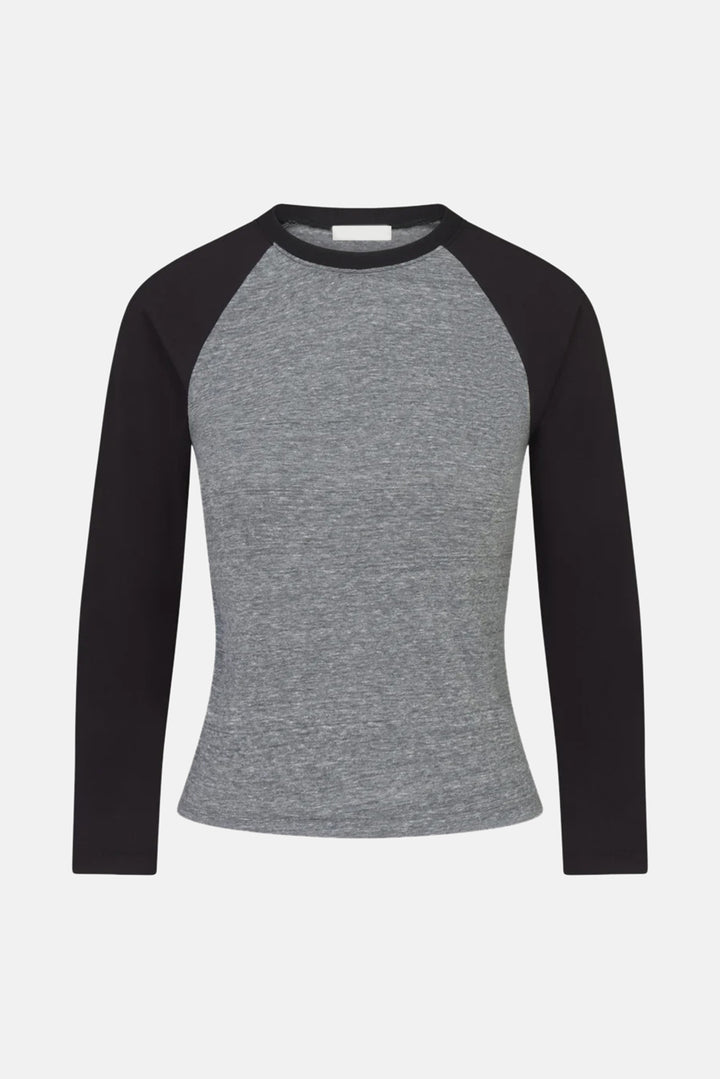 Baseball Tee Dark Grey/Black