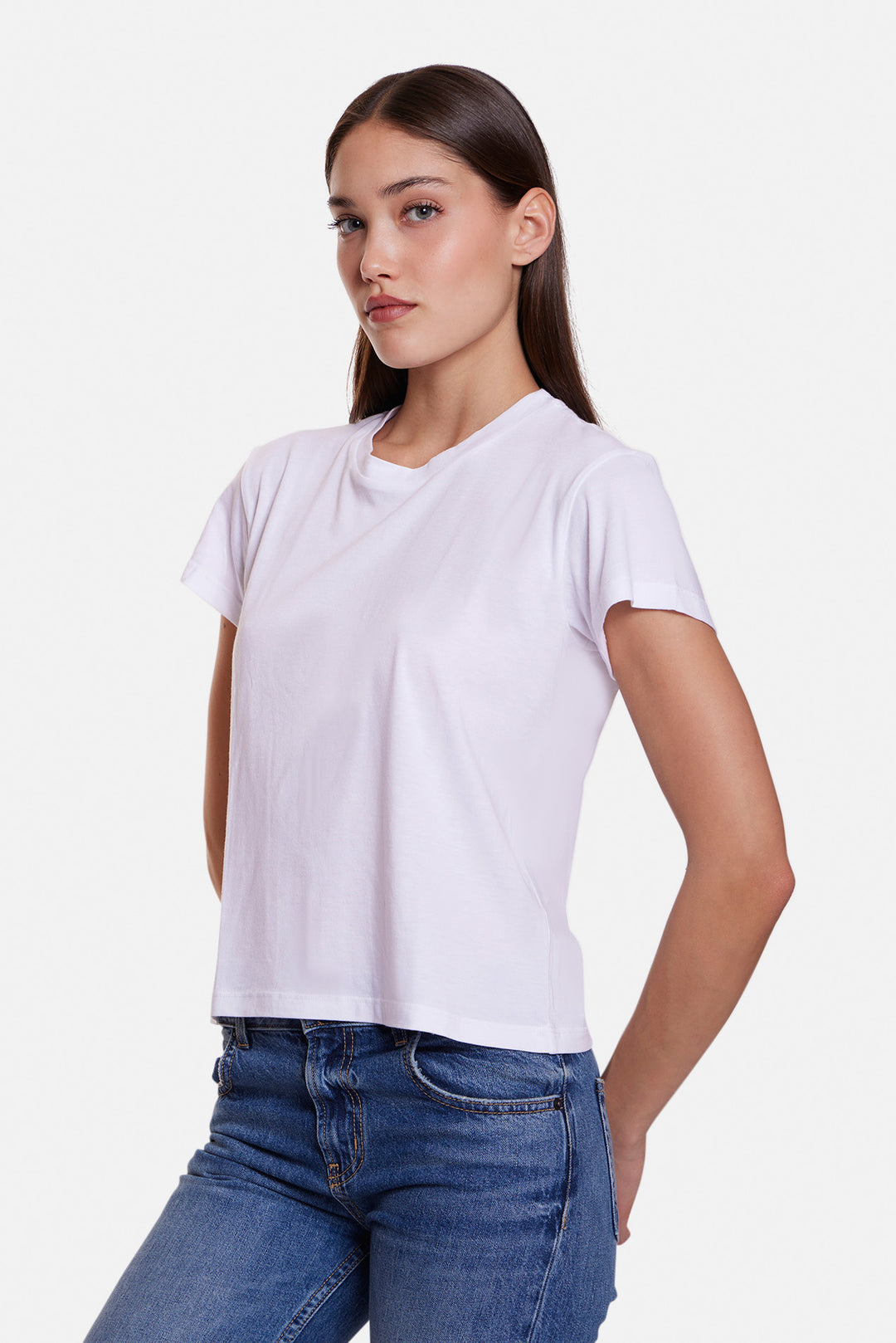 Bebe Lux Tee White
