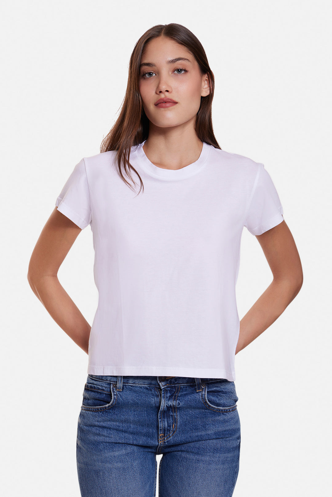 Bebe Lux Tee White