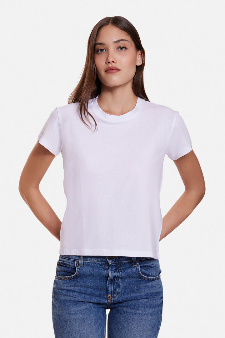 Bebe Lux Tee White