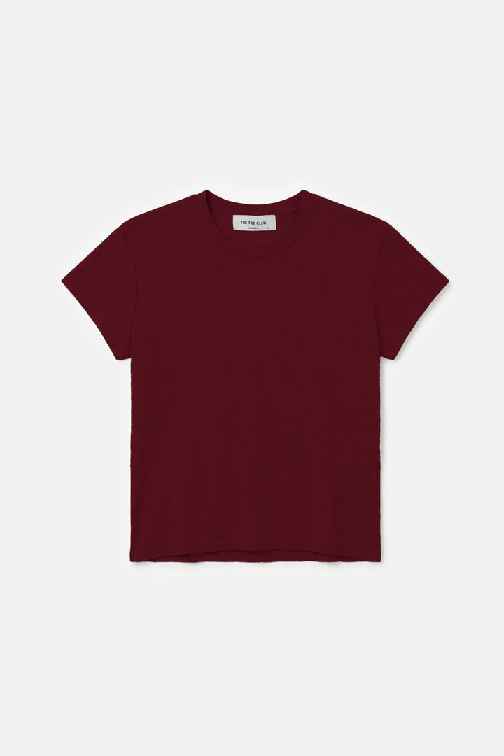 Bebe Lux Tee Burgundy