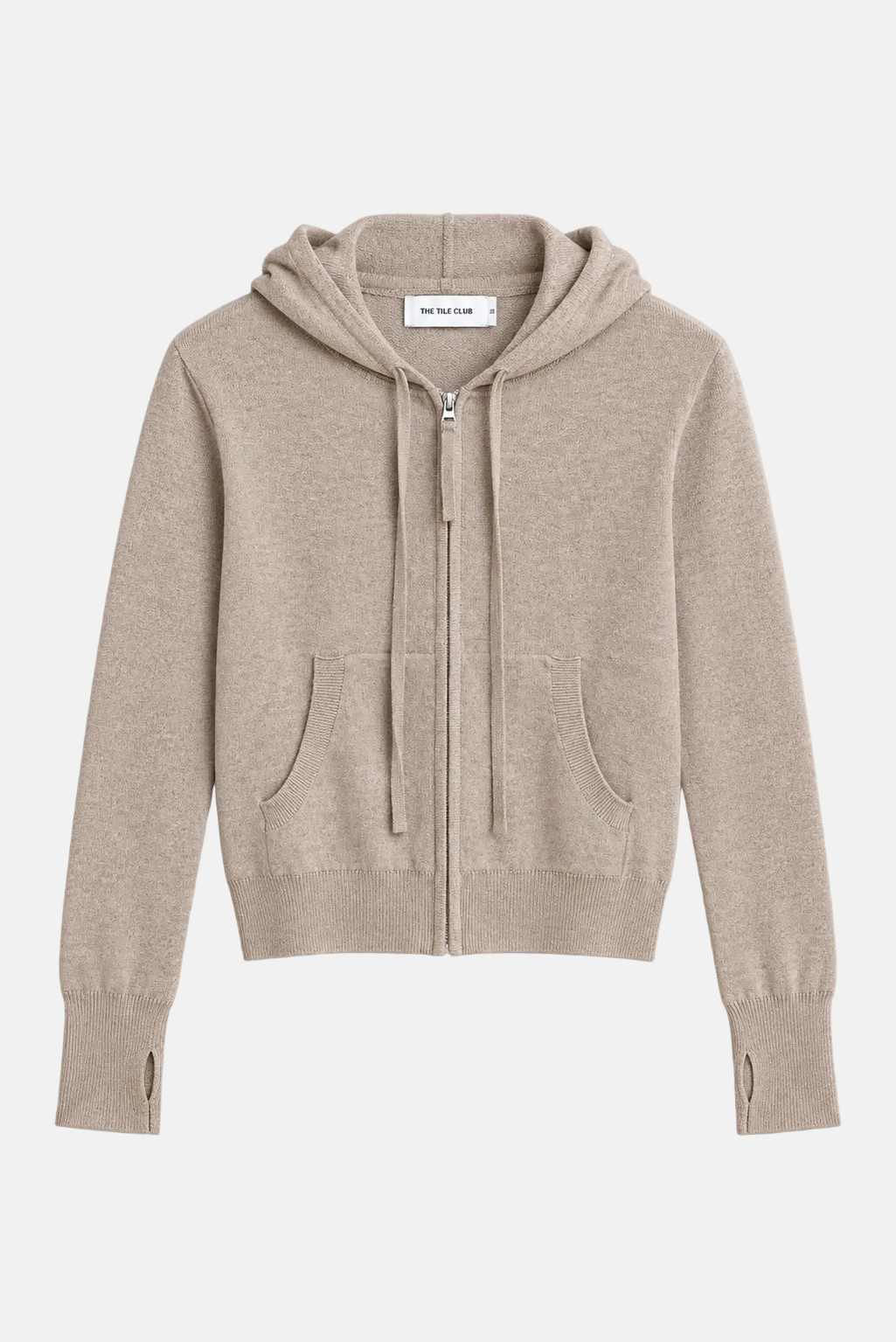 Nikki Zip Hoodie Walnut