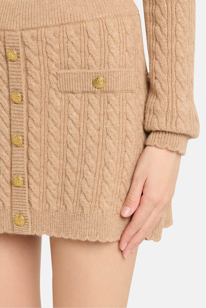 Berritt Skirt Camel Melange