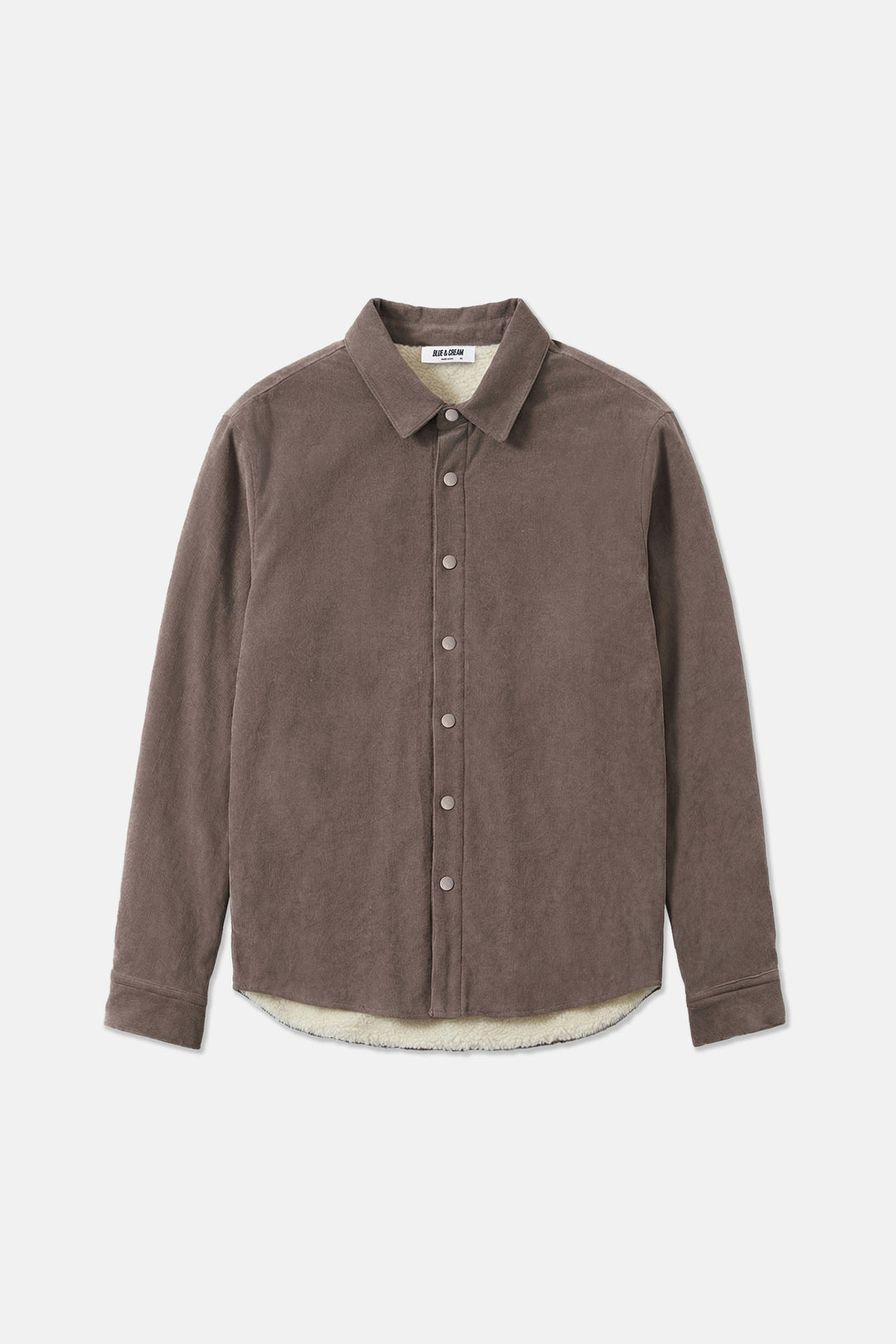 Best Sherpa Overshirt Mocha/Cream