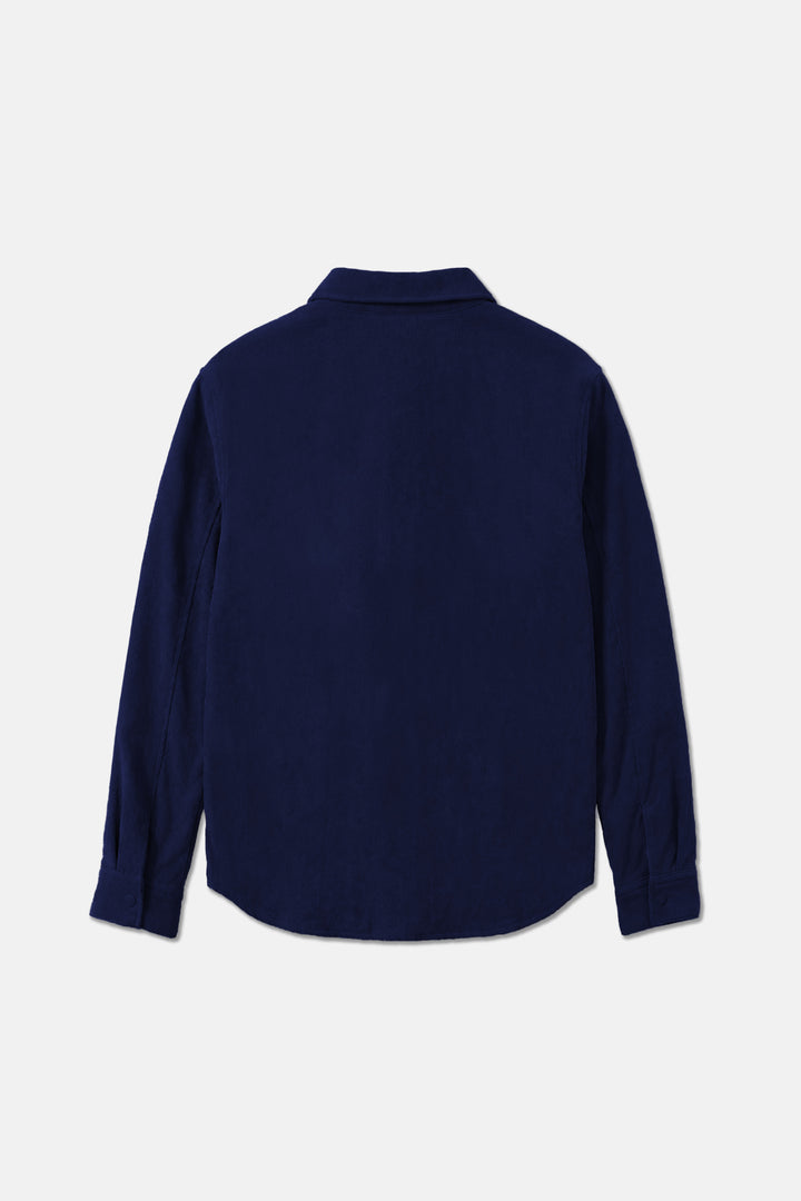 Best Sherpa Overshirt Rich Navy/Mocha