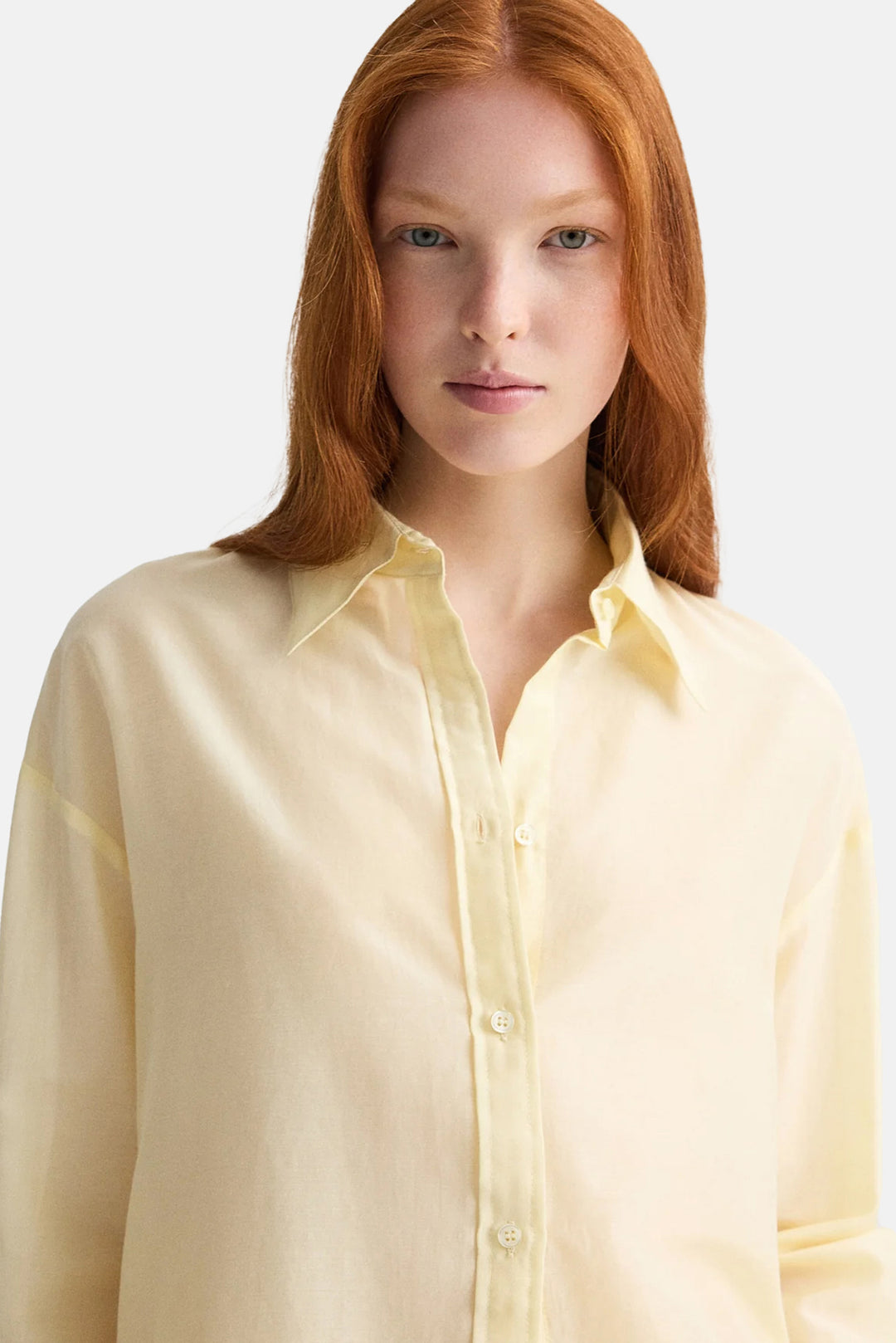 Big Joe Shirt In Cotton Silk Flan