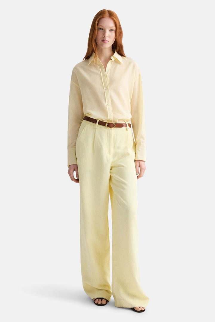 Big Joe Shirt In Cotton Silk Flan