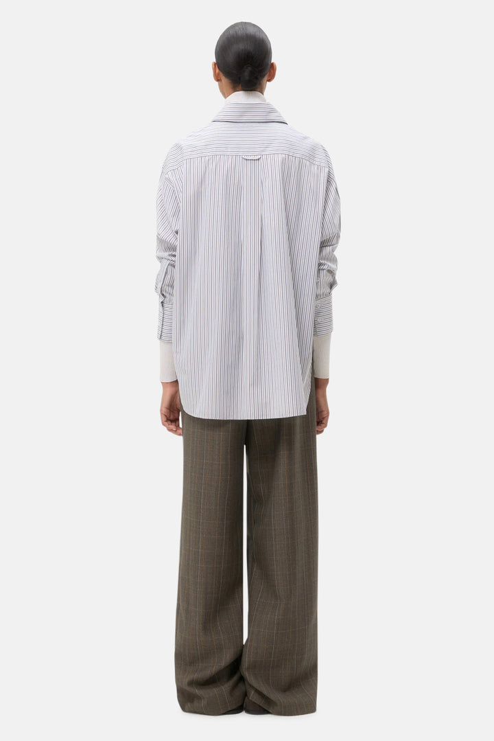 Big Joe Shirt in Baby Blue/Chocolate/Khaki