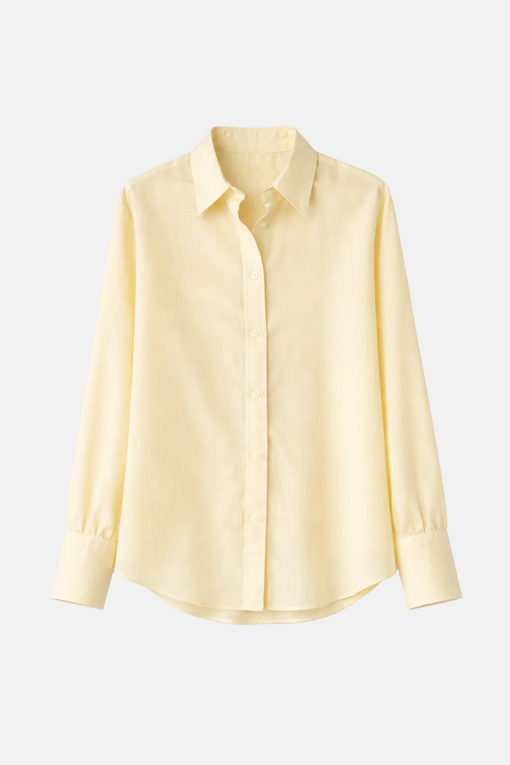 Big Joe Shirt In Cotton Silk Flan