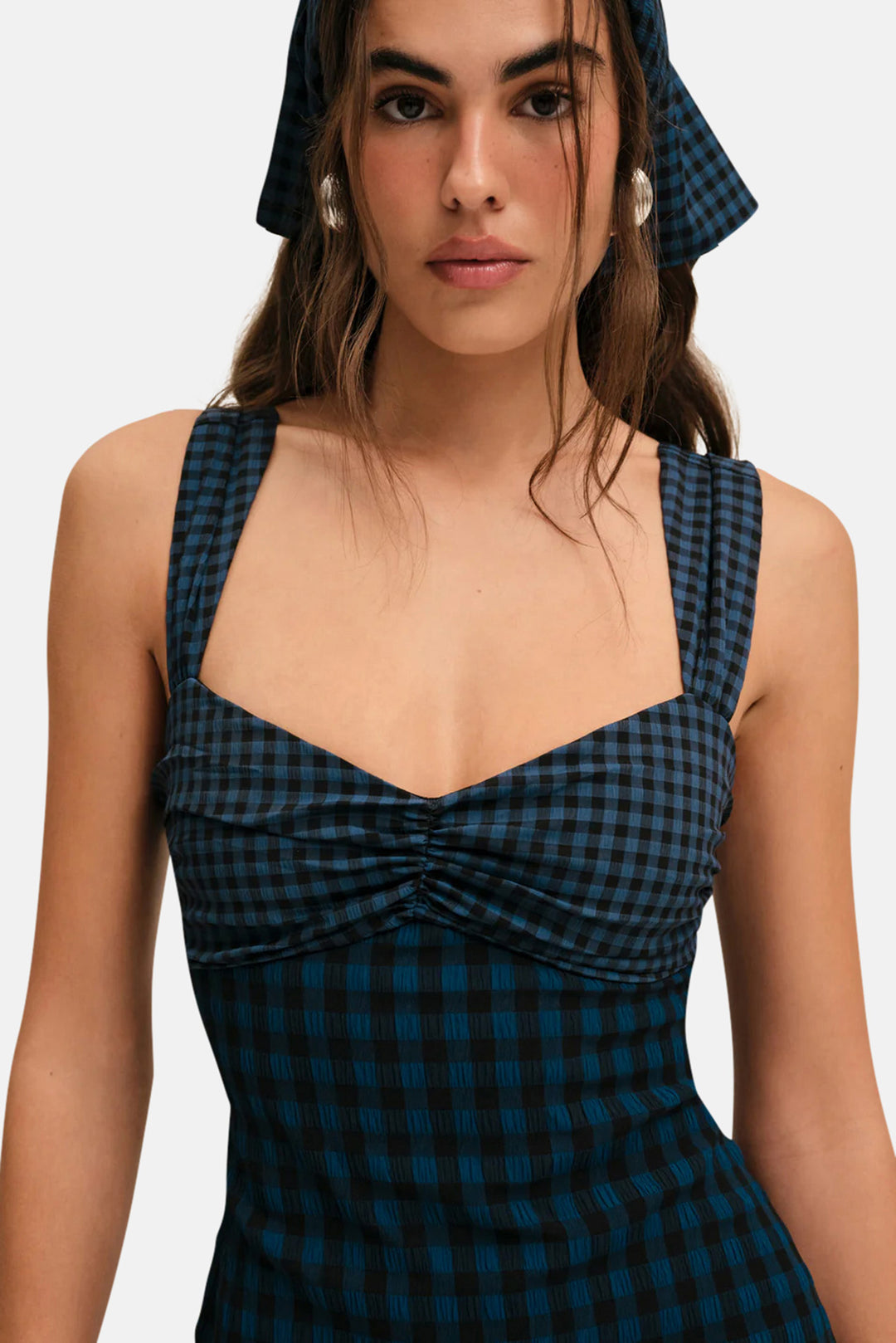 for love and lemons blue river mini dress Blue River Gingham Minidress (Women)