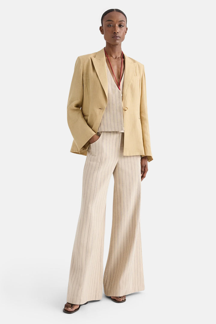 Boy Blazer in Linen Candied Ginger