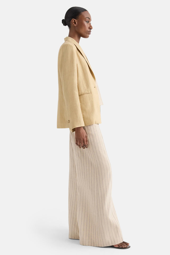 Boy Blazer in Linen Candied Ginger