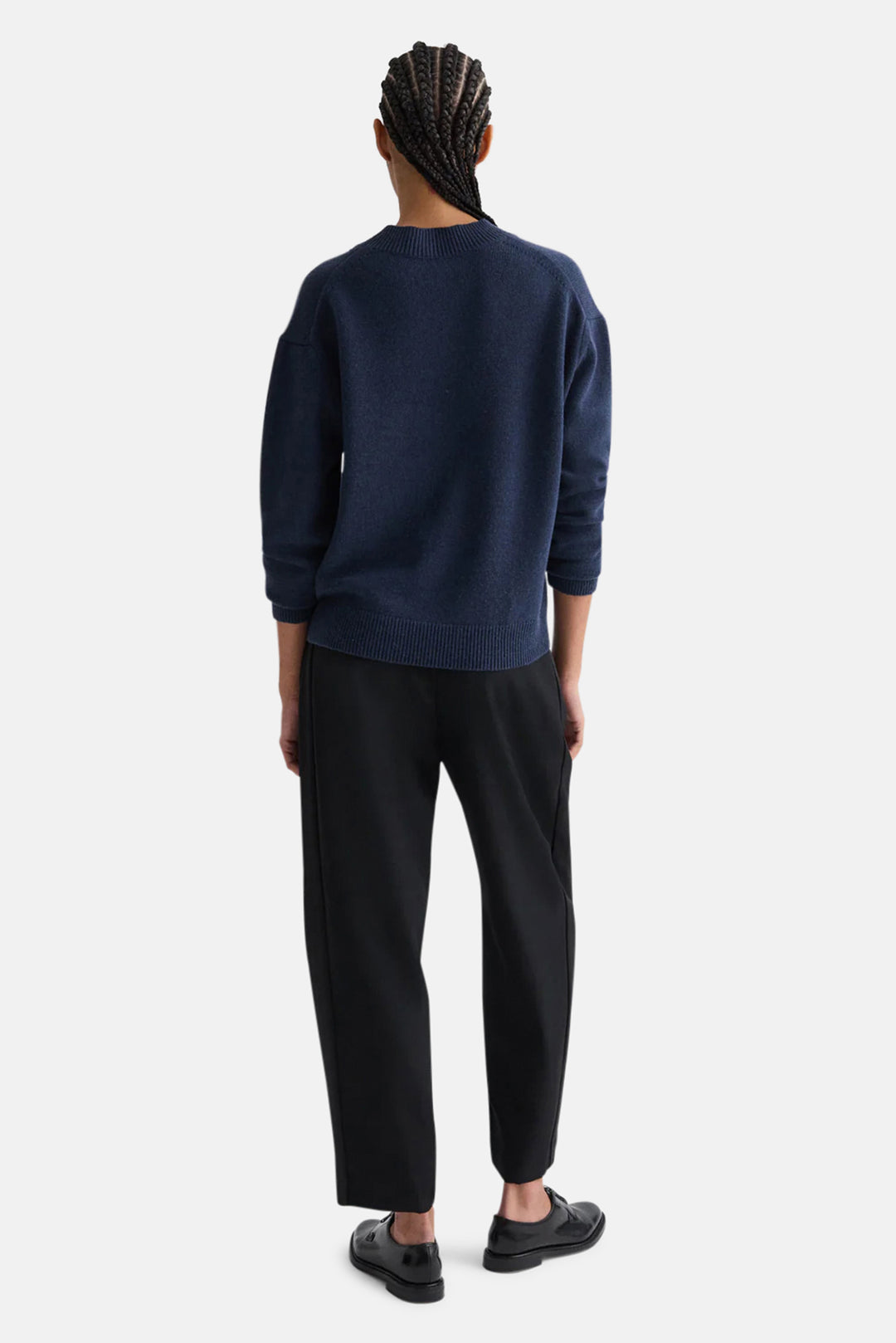 Boy Crewneck Sweater in Italian Cashmere Selvedge