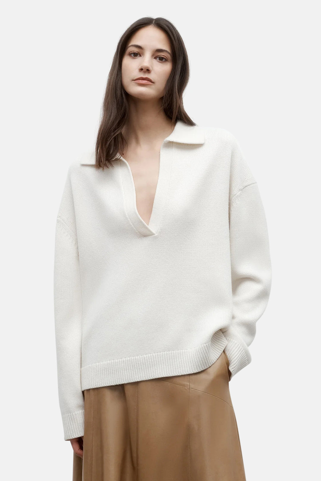 Boy Henley in Cashmere Cream