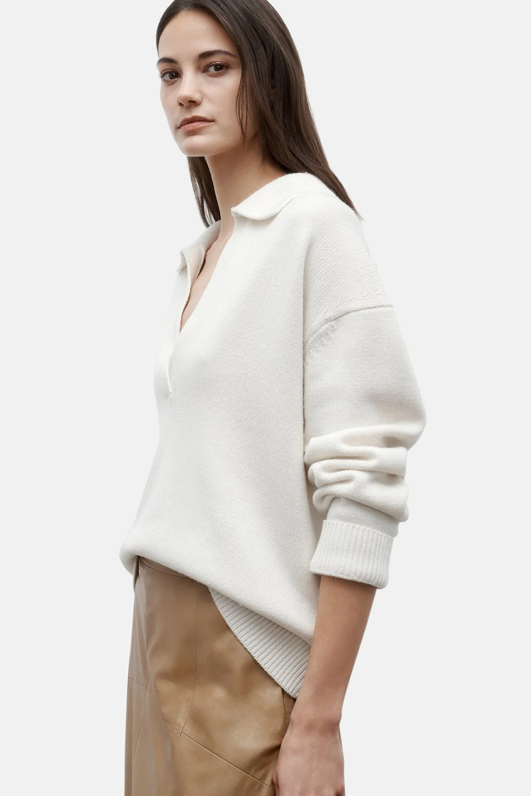 Boy Henley in Cashmere Cream