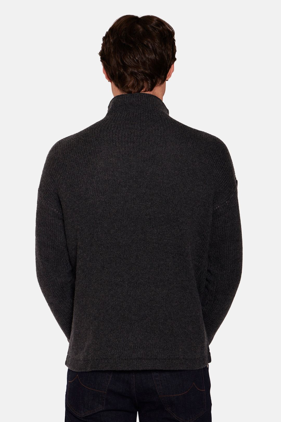 Brad Cashmere Turtleneck Charcoal