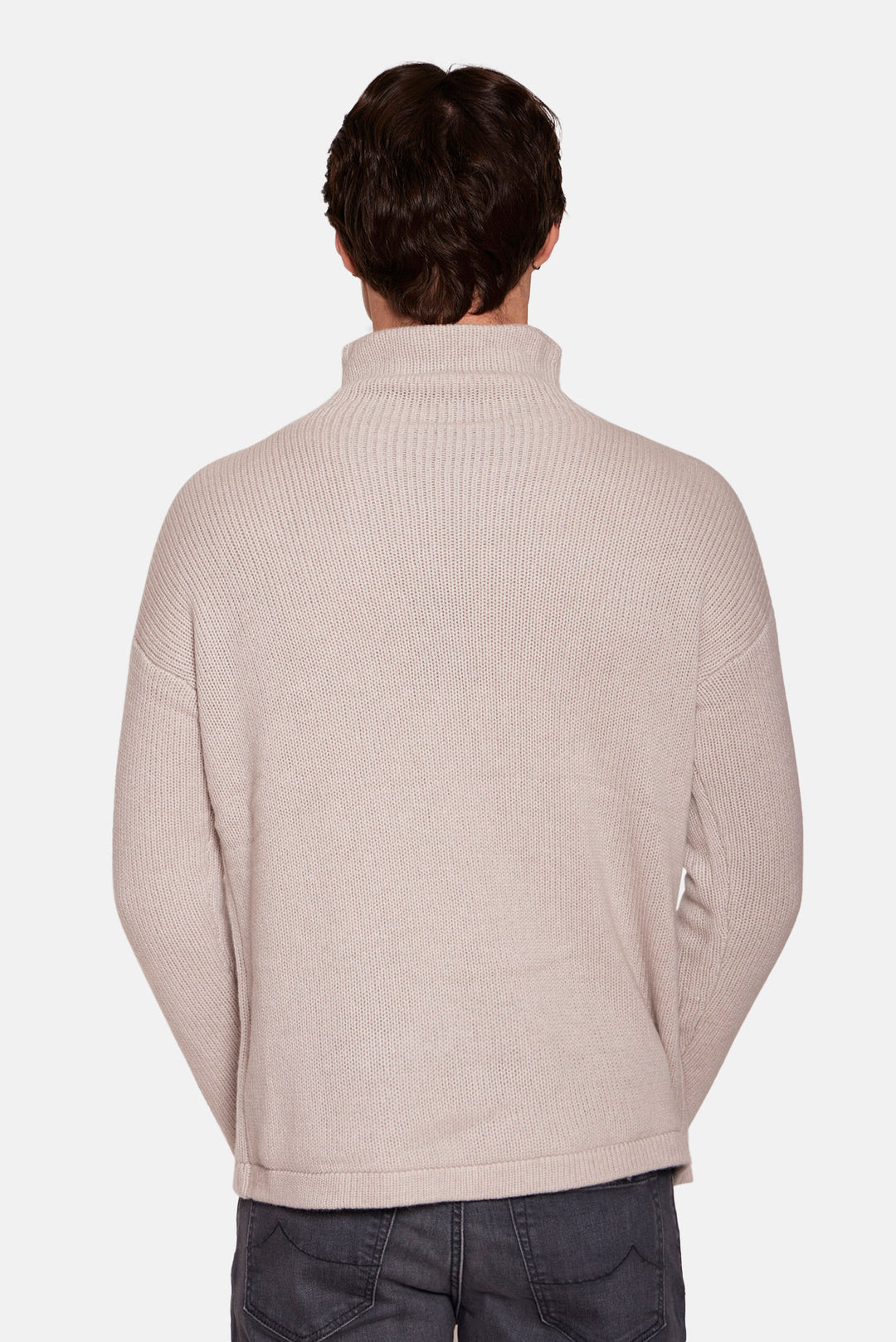 Brad Cashmere Turtleneck Oatmeal Heather