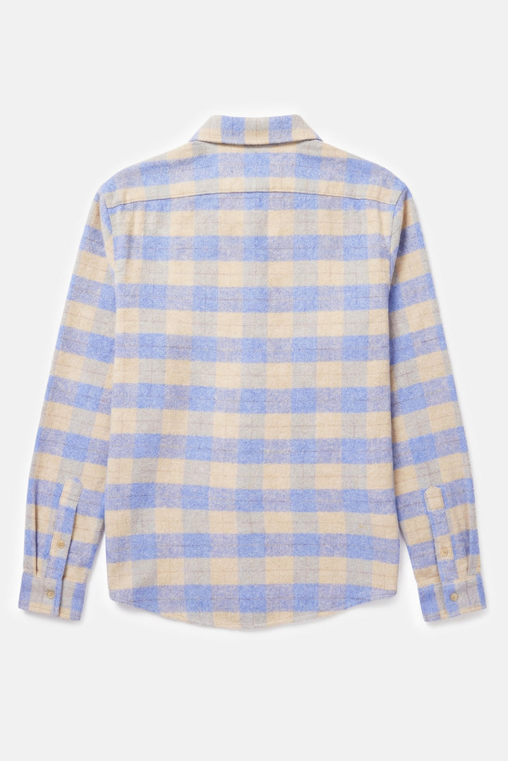 Brandon Brushed Flannel Butter/Blue Plaid