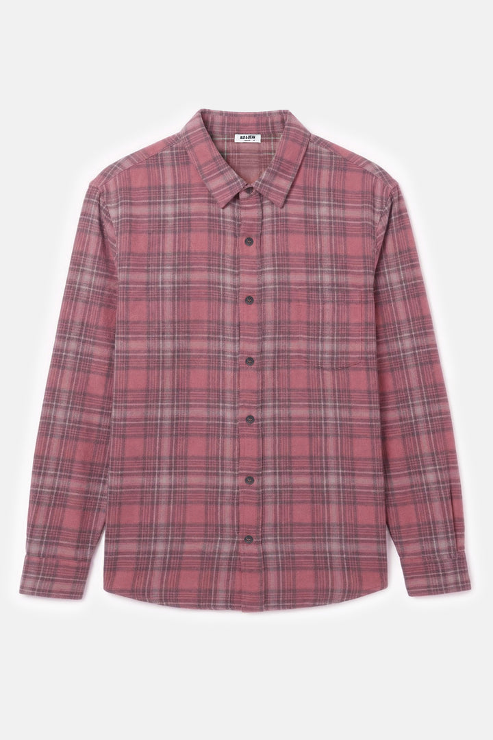 Brandon Flannel Shirt Pink Plaid