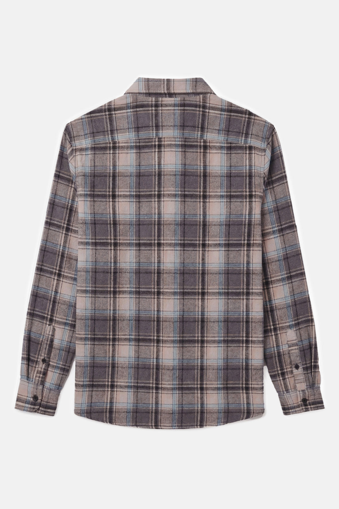 Brandon Flannel Shirt Grey/Blue Plaid