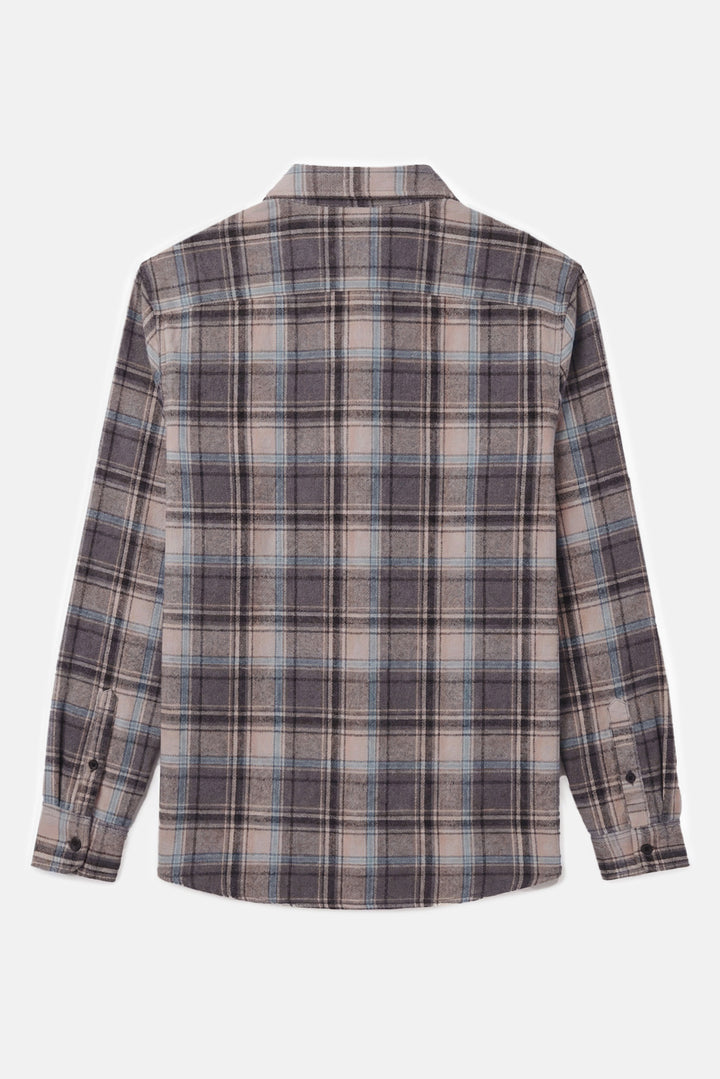 Brandon Flannel Shirt Grey/Blue Plaid