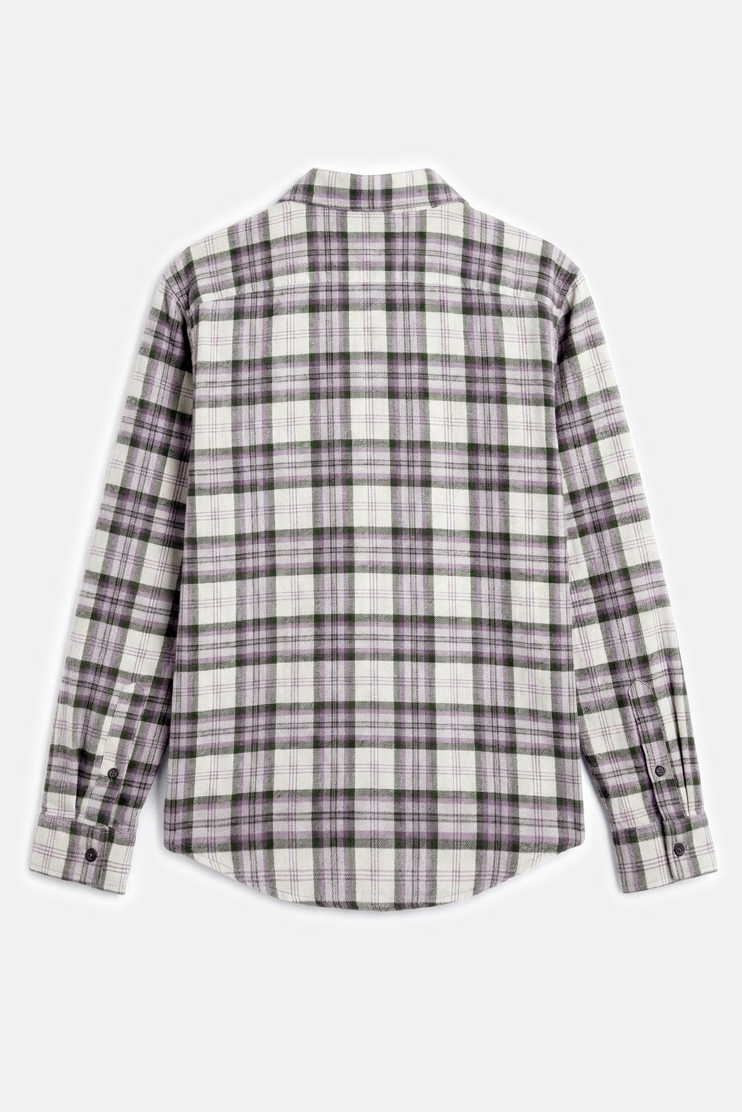Brandon Brushed Flannel Olive/Cream Plaid
