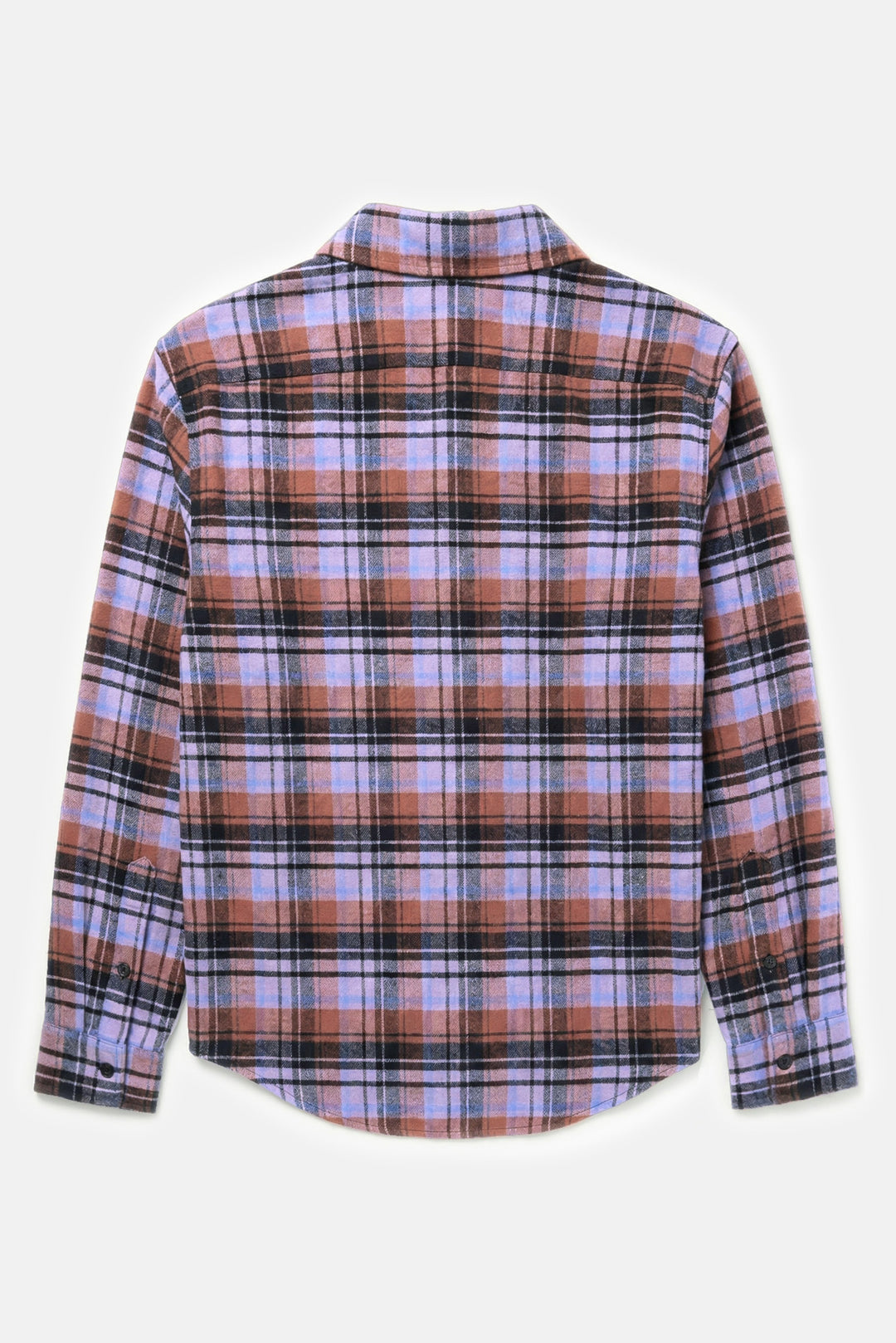 Brandon Brushed Flannel Purple/Blue Plaid