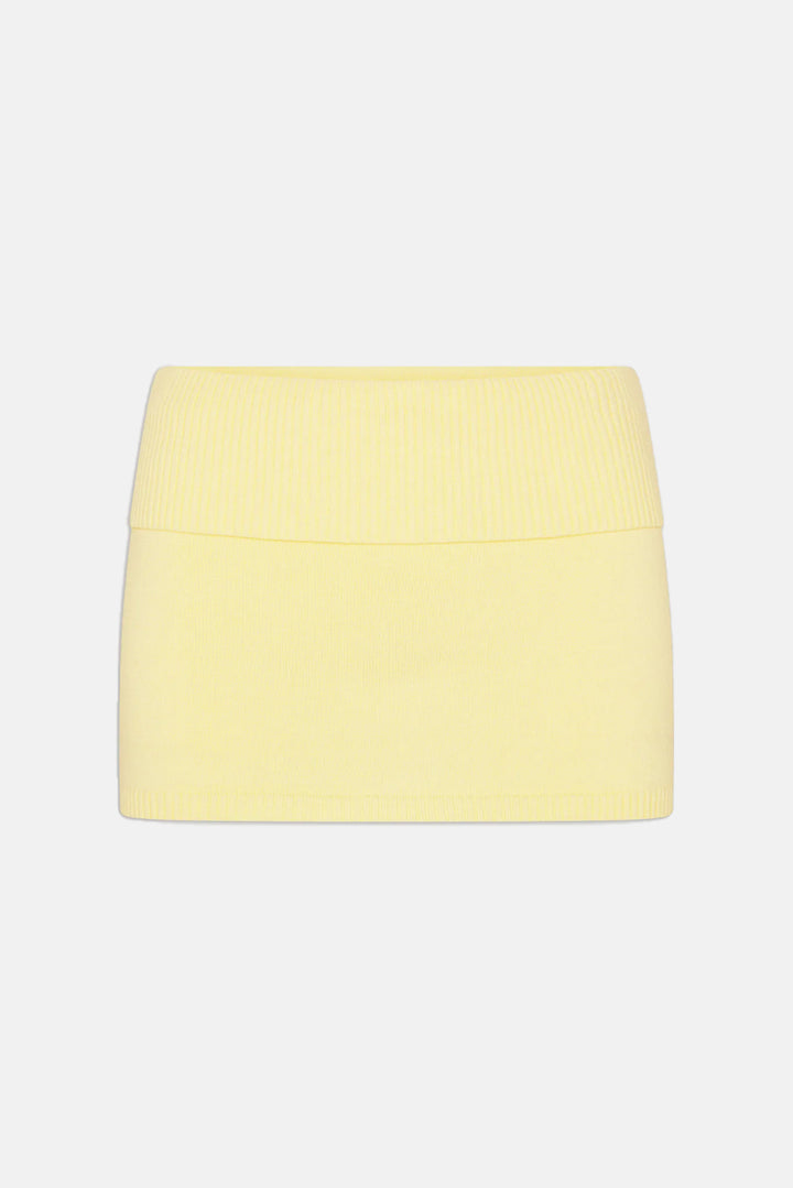 Briar Knit Mini Skort Morning Light