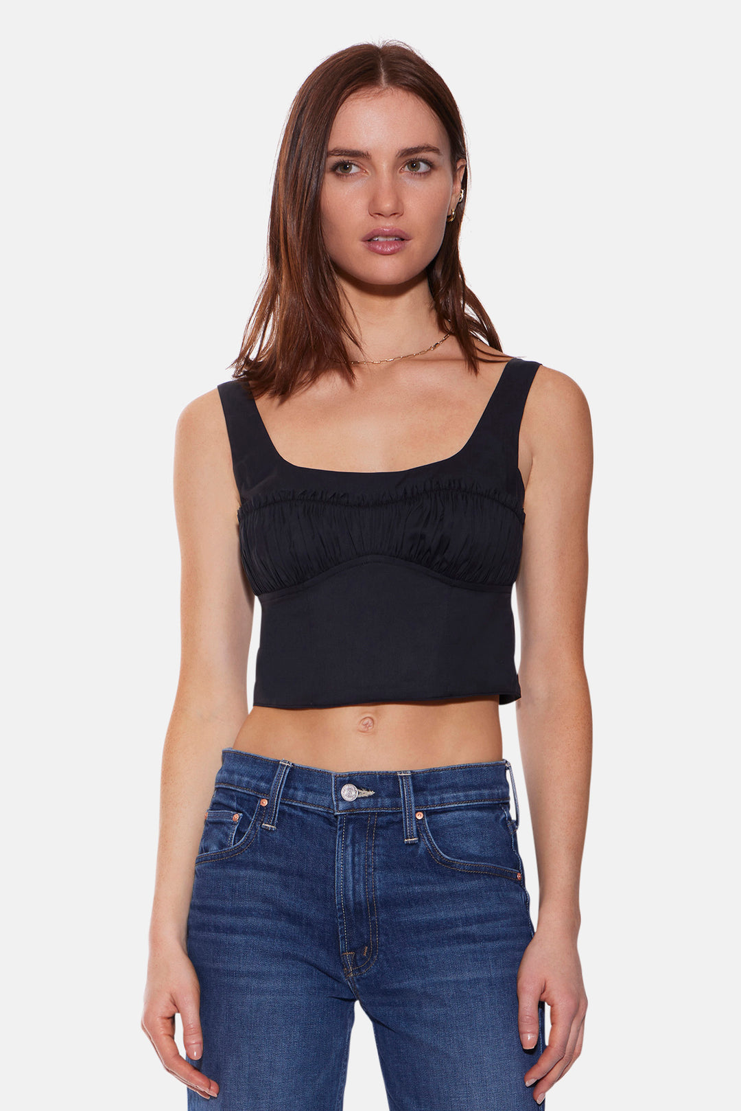 Bungalow Bustier Top Black