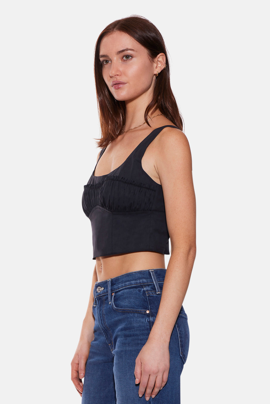 Bungalow Bustier Top Black