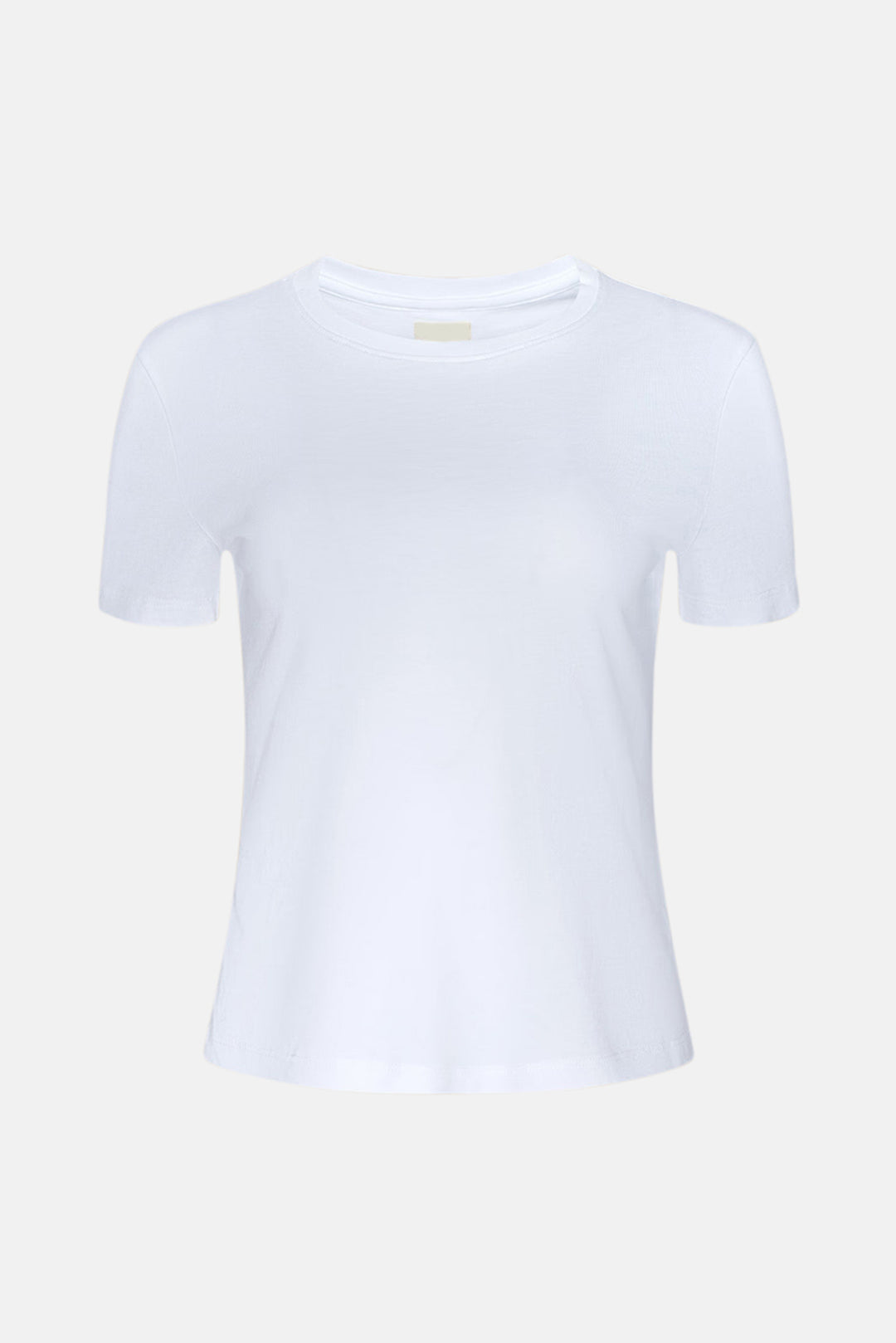 Aileen Cotton Crewneck Tee White