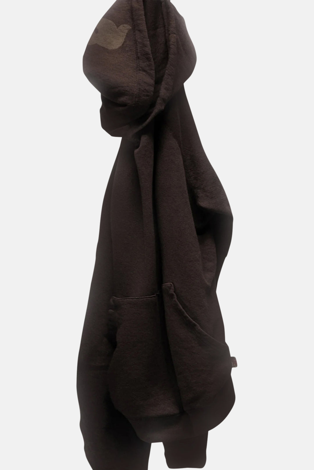 BASICGOODNESS Light Terry/Fluff Hoodie - Chocolate Rabbit