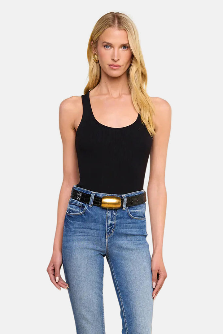 Adira Scoopneck Tank Black