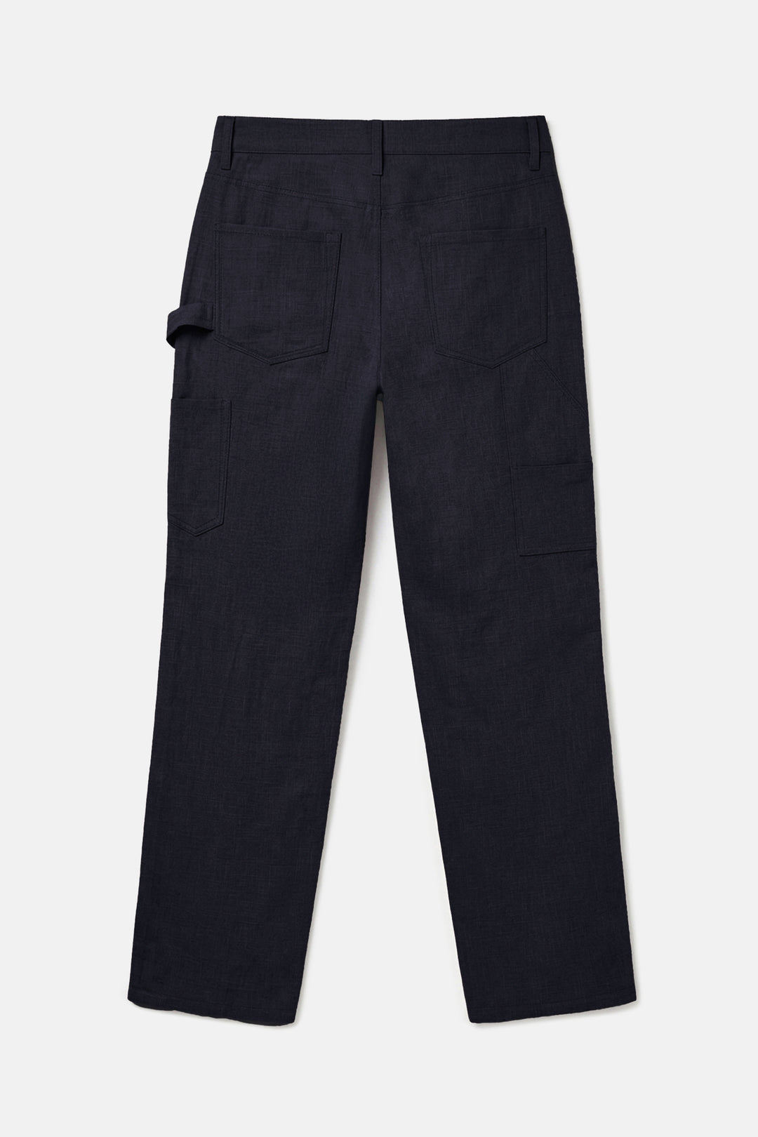 Carpenter Linen Pant Black