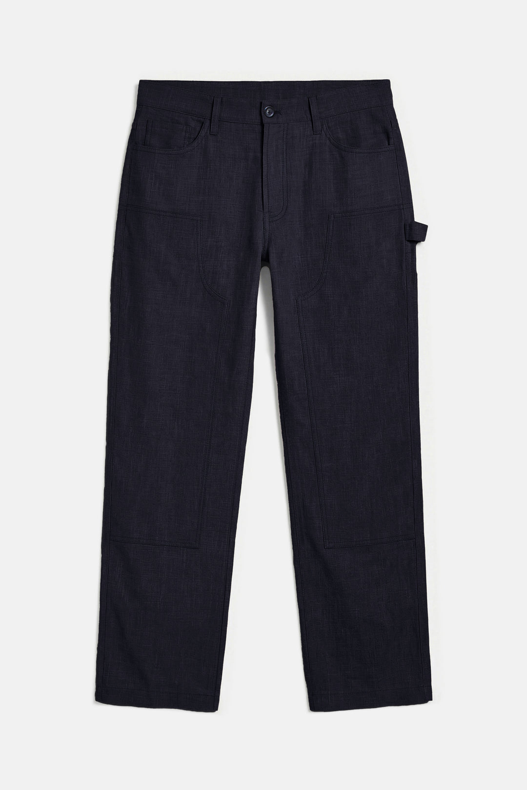 Carpenter Linen Pant Black